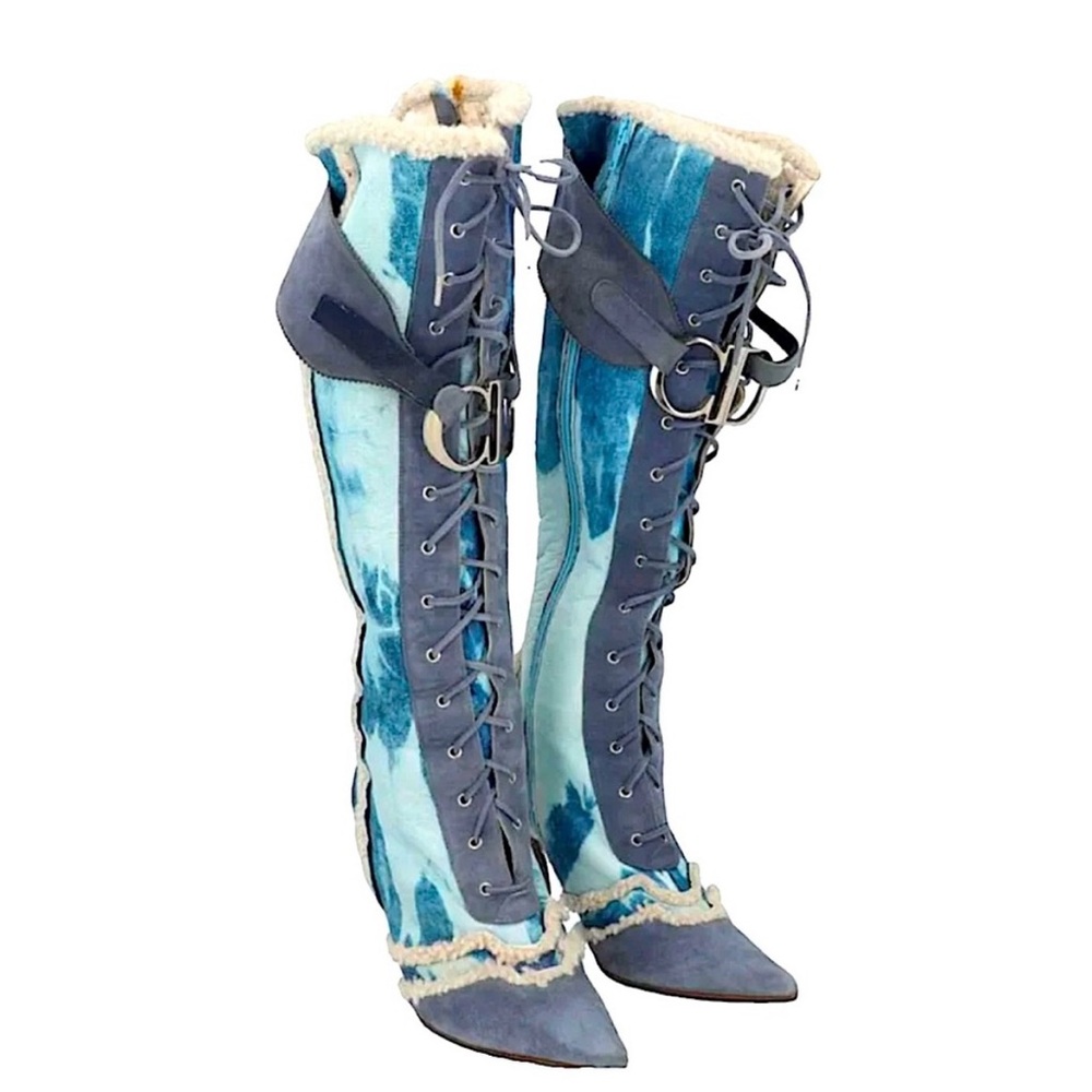 Vintage Dior Knee-High Women's Boots